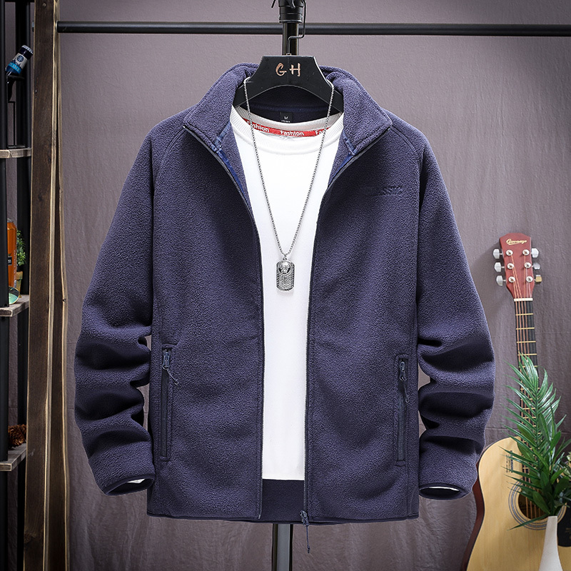 new lake男士夹克 new lake抓绒衣男摇粒绒外套男上衣户外秋冬季新款