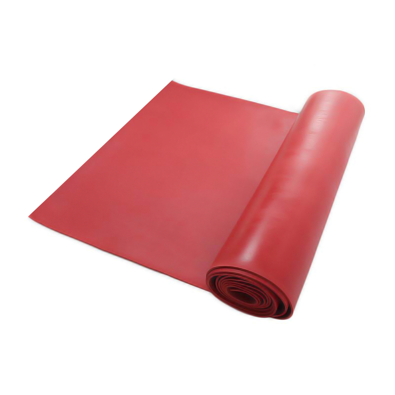 典虎 绝缘橡胶垫 红色10mm*1m*5m 卷高清大图