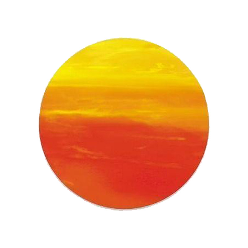 智美环球 网红落日灯箱 氛围民宿户外防水软膜灯箱 超清圆形灯箱款式1-尺寸1.8米