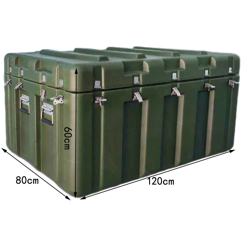 戴劲滚塑箱空投箱物资箱户外野营便携式多功能器材周转箱1200*800*600高清大图