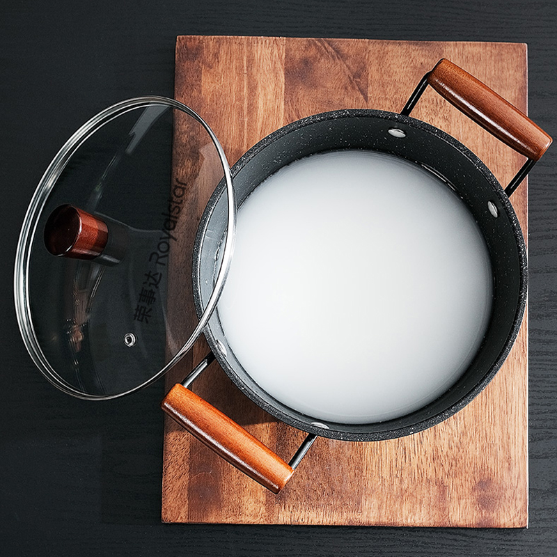 荣事达(Royalstar)RSD083-FJ 麦饭石二件套 32cm+22cm(单位:套)黑色高清大图