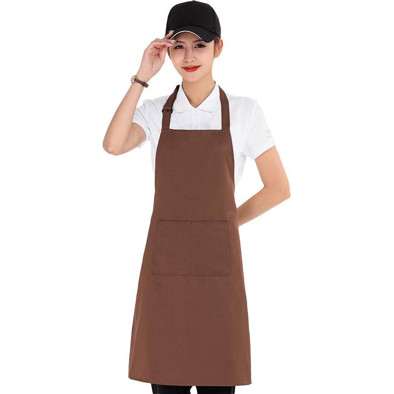 天鸣 工装呢防水耐污纯色挂脖围裙 178款 件高清大图