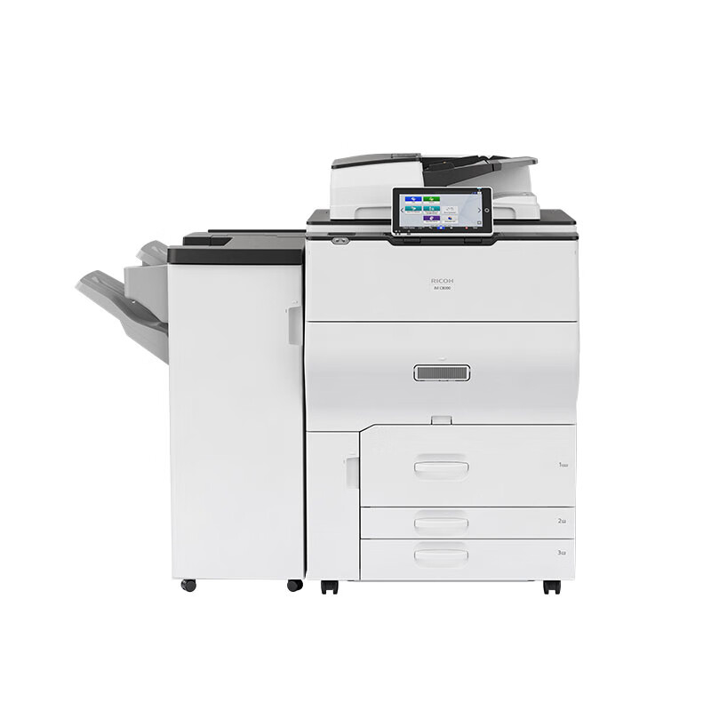 理光(Ricoh)IM C8010 A3彩色激光数码高速复合机 主机+送稿器+小册子装订器+多功能折页器+OCR选购件高清大图