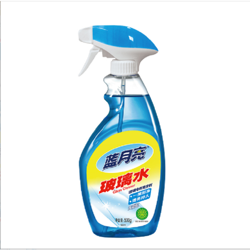蓝月亮玻璃清洁剂 清洗剂 玻璃水500g瓶 500g瓶补(新老包装随机发货)