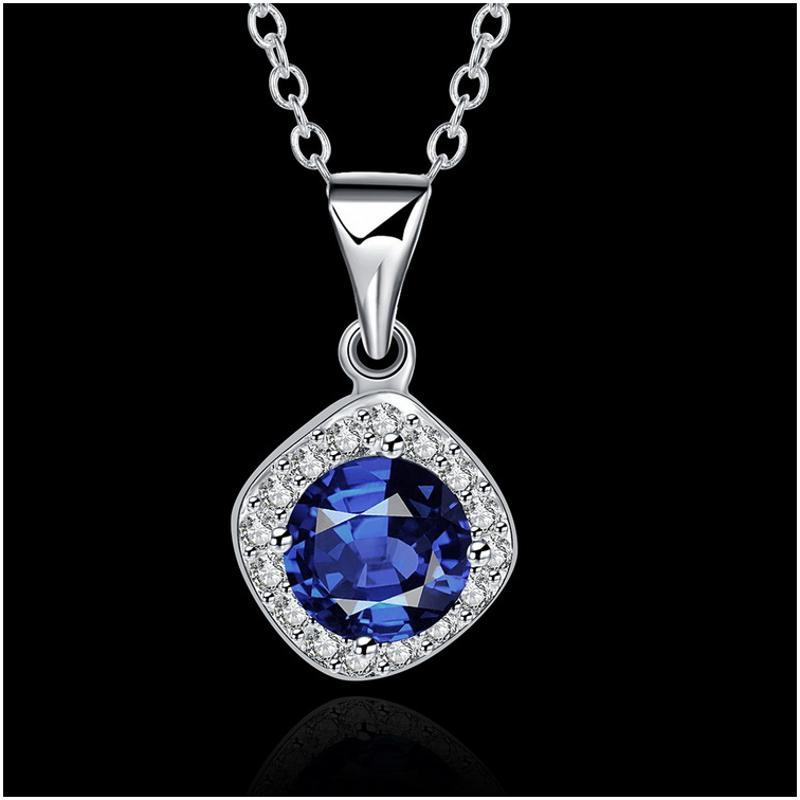 N465 Women Silver Necklace 镀925纯银女项链日韩版锁骨链潮人送女朋友七夕情人节礼物