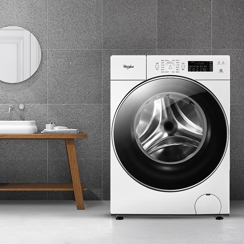 惠而浦(Whirlpool)WG-F80880B 8公斤 非洗烘 全自动 洗脱一体 变频 滚筒洗衣机 (珍珠白)高清大图