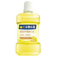 三金西瓜霜口腔护理清怡柠檬漱口水500ml除口气杀菌去牙渍异味口气清新簌口水便携
