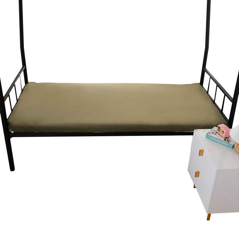 步宽 棉花军绿色褥子 90*200cm/床高清大图