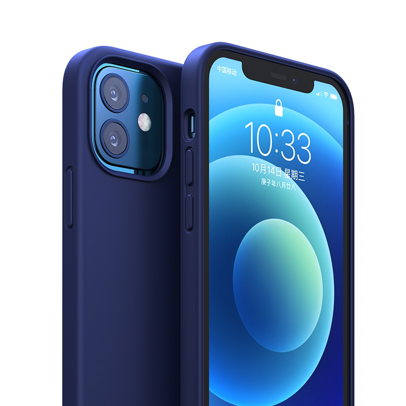 KONEL 苹果12/11pro/mini手机壳XR保护套iPhonexsmax液态硅胶苹果7/8/plus软全包防摔壳