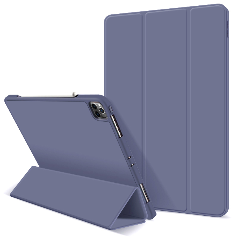 iPad保护壳带笔槽2021新款pro11保护套2020pro12.9壳pro平板电脑硅胶全包air45防弯吸笔外壳