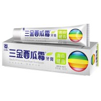 三金西瓜霜清焱健齿牙膏90g去口臭去牙渍口气清新草本牙膏护理