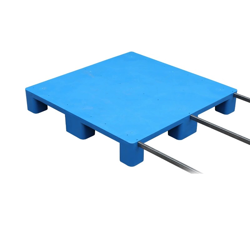 宁储 塑料托盘 平板九脚托盘 90*90*14cm+3钢 张高清大图