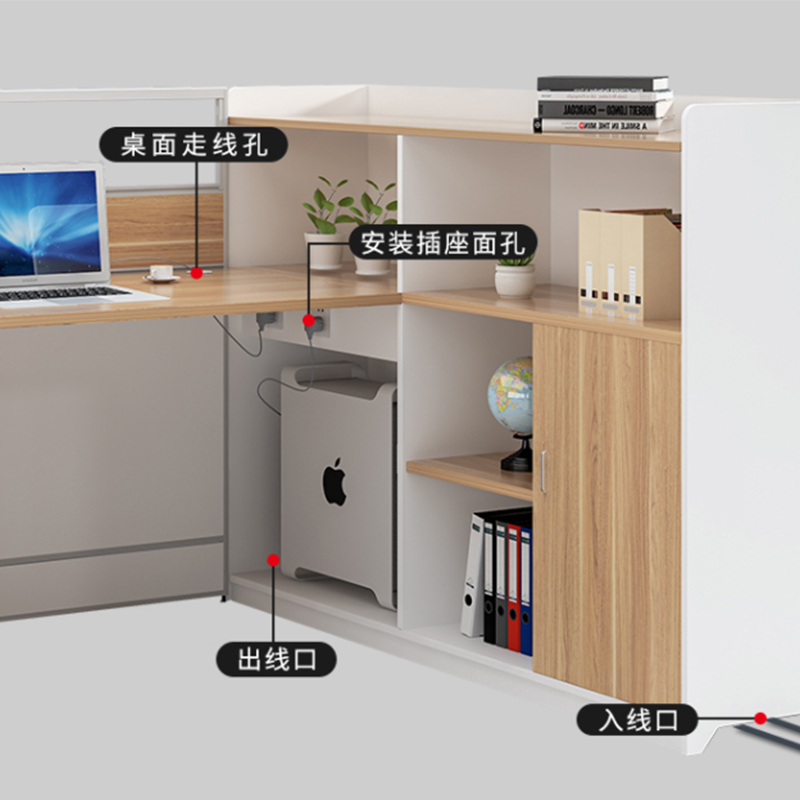 DXBG办公桌办公室职员桌隔断电脑办公桌[工厂现做 7天内发货]