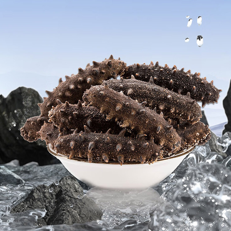 星龙港食品礼盒精选大连干海参营养福寿双全80g(10-15头)高清大图