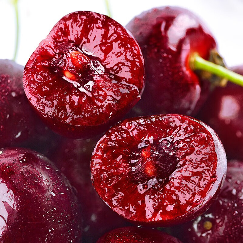 顺丰快递[熊猫鸟]大连美早大樱桃 车厘子 JJ级 净重4.8斤高清大图