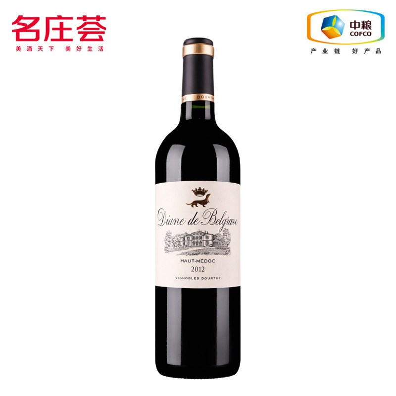 中粮名庄荟法国五级庄百家富酒庄干红葡萄酒副牌2012年 750mL*1支