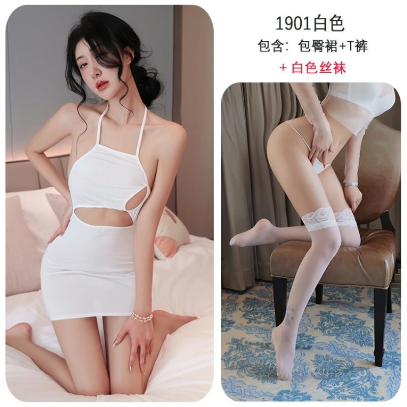 长夜漫漫情趣内衣性感夜店角色扮演制服诱惑系带镂空火辣睡衣1901高清大图