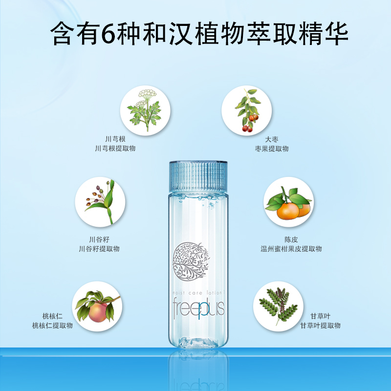 [海外直邮 品质保障]freeplus芙丽芳丝清爽化妆水保湿滋润修护男女爽肤水高清大图