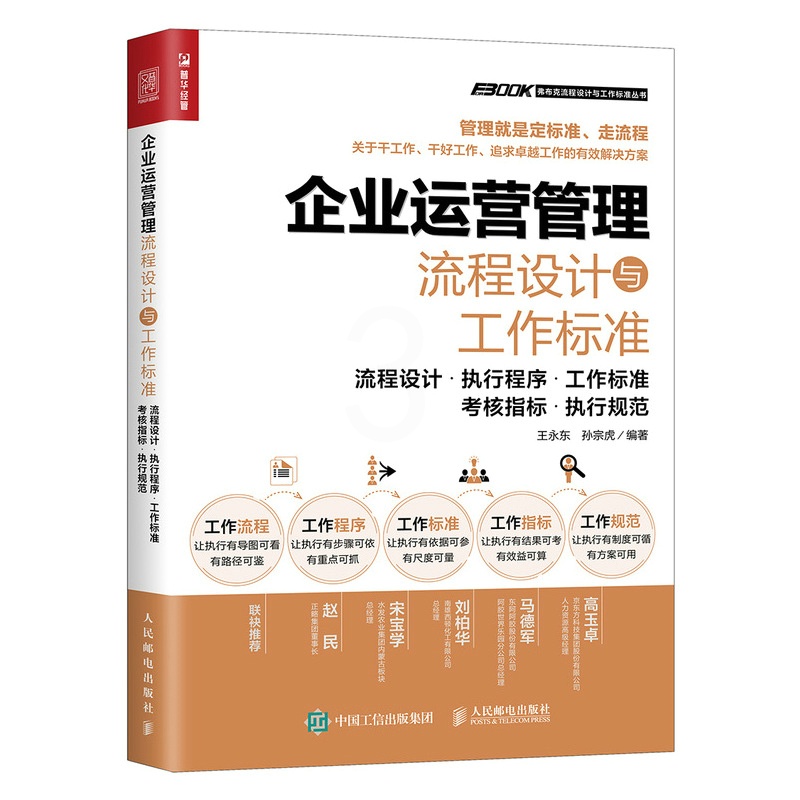 [正版]企业运营管理流程设计与工作标准 企业运营管理书籍高清大图