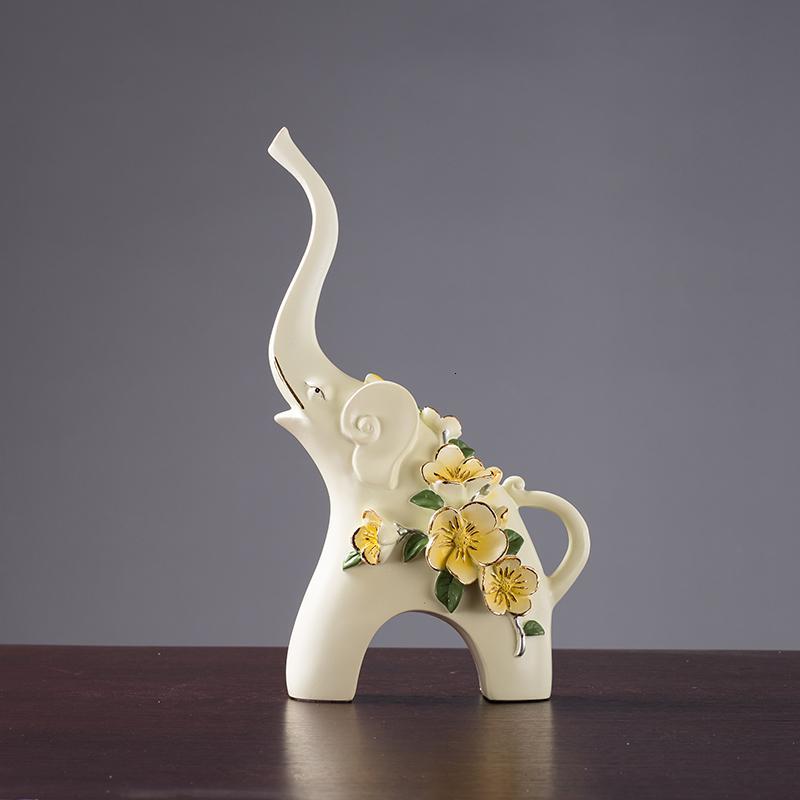 欧式大象摆件对象创意时尚工艺客厅装饰办公室司挂摆件