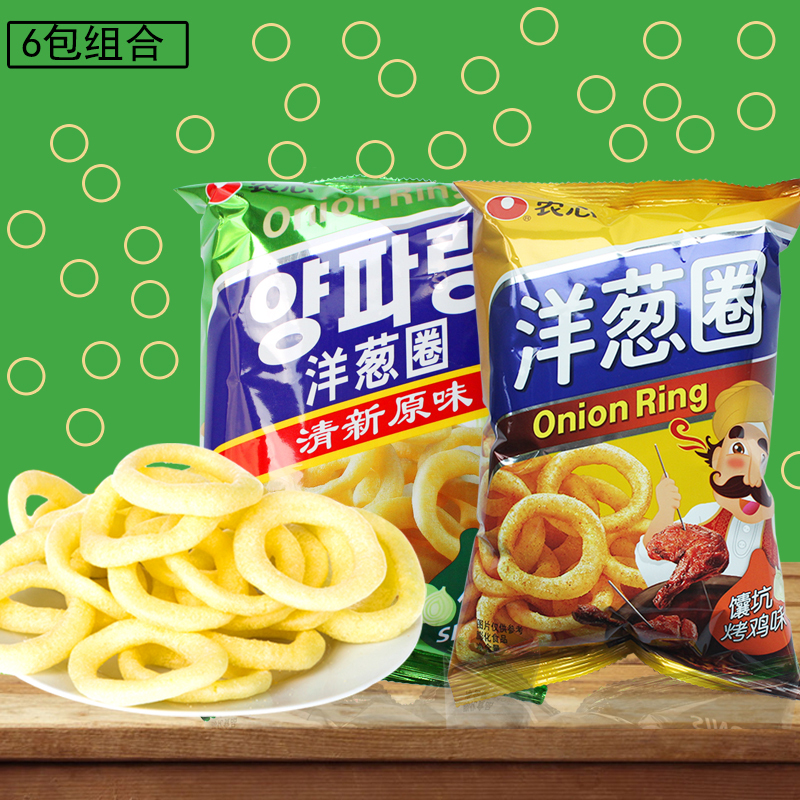 农心洋葱圈清新原味70g