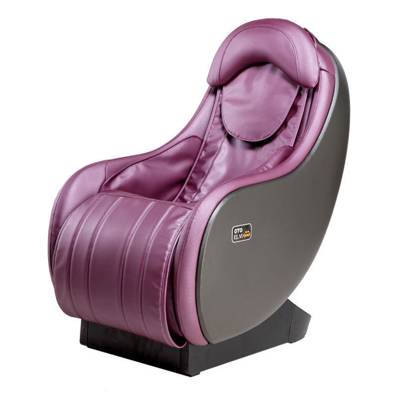 oto电动按摩椅小型迷你家用全身自动揉捏多功能按摩器老人eq09紫色