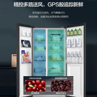 海尔(Haier)538升对开门嵌入冰箱 一级双变频节能 精控多路送风 智+魔方视窗 BCD-538WGHSSEDB9