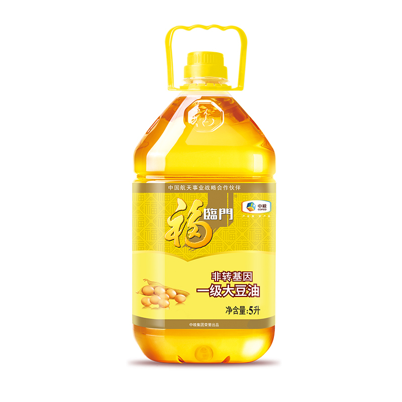 [中粮我买网]福临门非转基因大豆油5L 新老包装随机发货