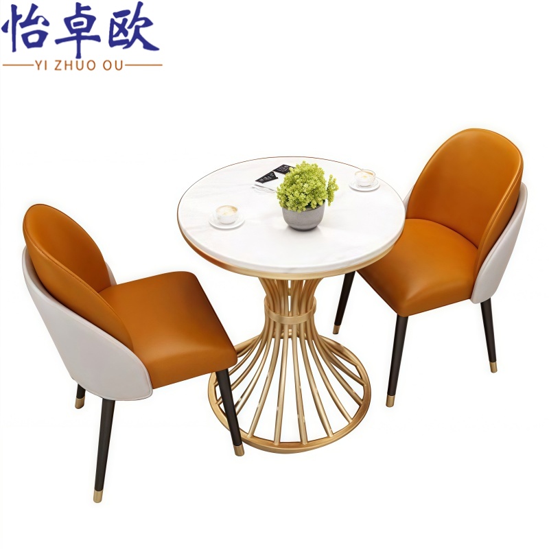 怡卓欧桌椅组合一桌二椅高清大图