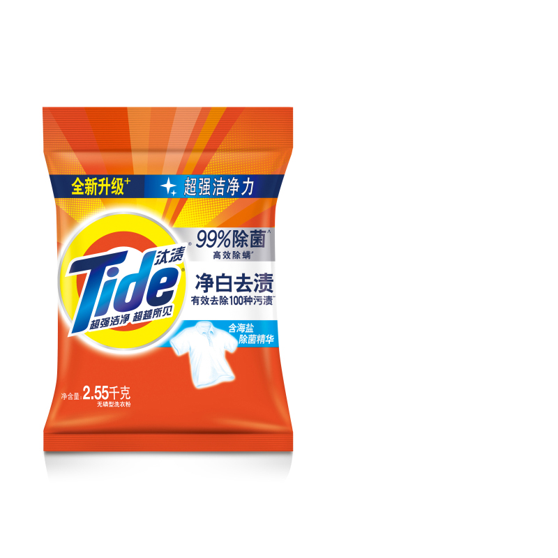 汰渍洗衣粉 2.55kg/包(仅供日照)高清大图