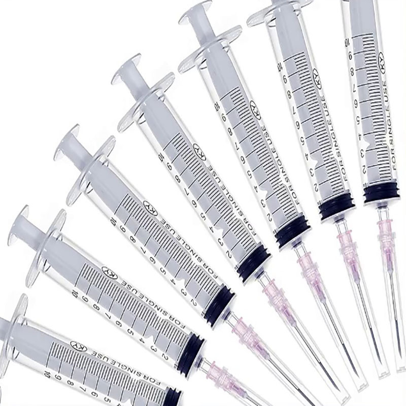 实验室用60ml一次性注射器 独立包装,橡胶活塞,18g 1.