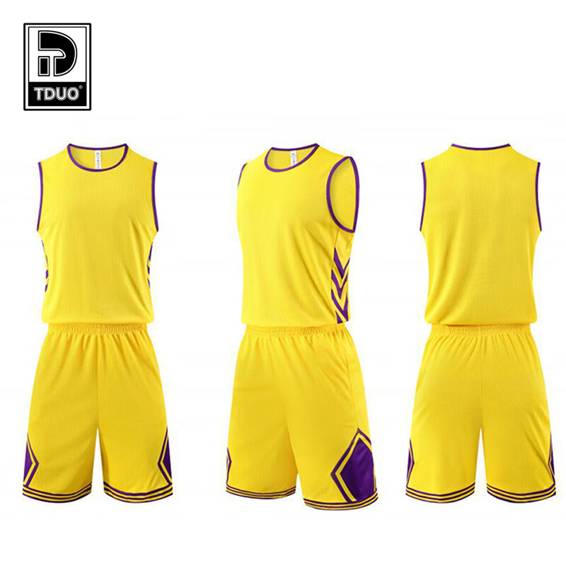 Tduo篮球服 V9 套 黄色 XS