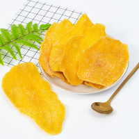 虎牙哥哥芒果干220g罐装水果干厚切大片果干果脯蜜饯休闲零食