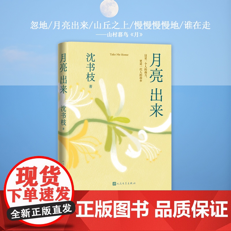 月亮出来 沈书枝著 青年实力作家紫金·人民文学之星”散文佳作奖豆瓣阅读征文大赛首奖得主 现代文学小说正版书高清大图