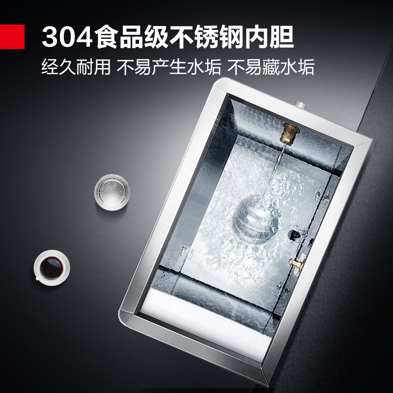 德玛仕DEMASHI开水器商用开水机电热全自动进水304不锈钢工厂工地 烧水器商用 KS-20P(无底座)