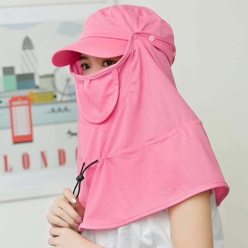 帽子女夏天防晒遮脸电动摩托车户外百搭出游太阳帽骑车遮阳帽图片