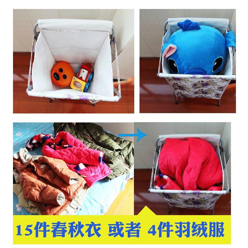脏衣服收纳筐家用简约折叠懒角落布艺可爱收纳桶卧室超大玩具框篮