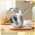 PORSTI 钛金属复合奶锅GTBST-2408钛本色16cm 1.5L
