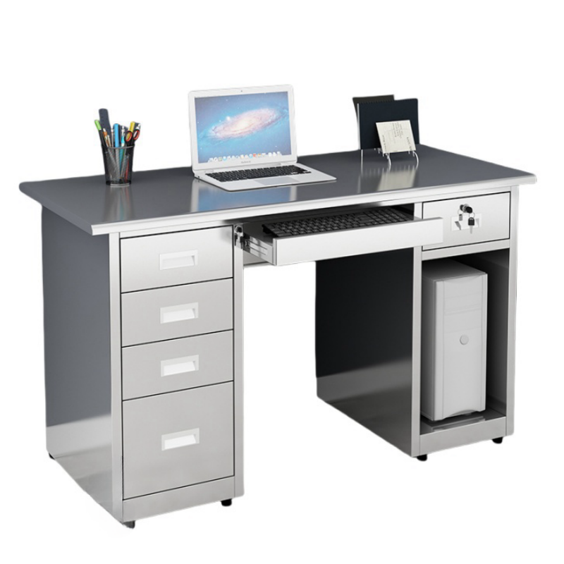 烁恒 不锈钢电脑桌140cm 张高清大图