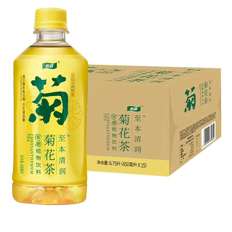 怡宝 至本清润菊花茶450ml*15瓶箱装