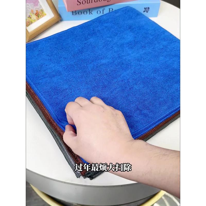 LYNN抹布 家政打扫卫生抹布70*30cm10条保洁洗车毛巾擦玻璃家务清洁高清大图