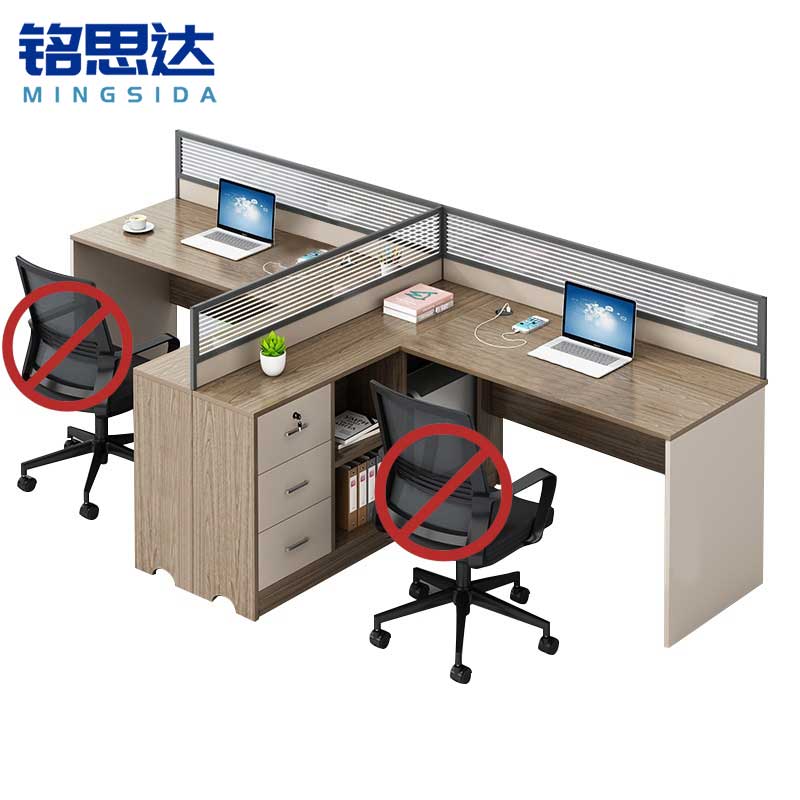 铭思达屏风工位双人位张