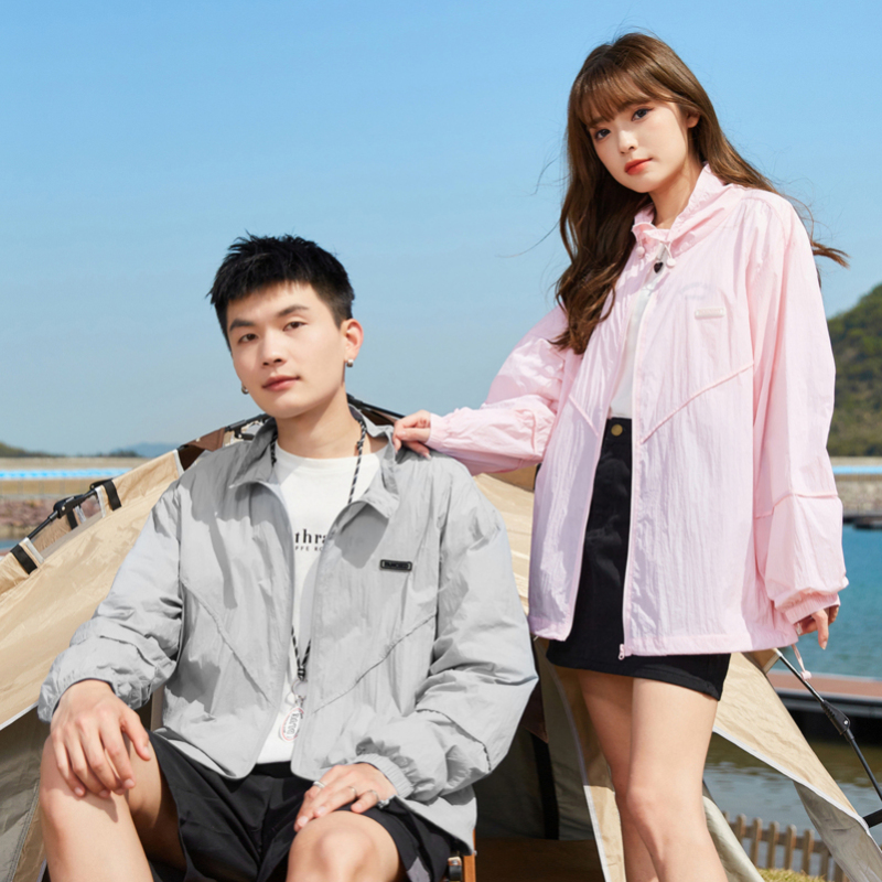 唐狮情侣衣夏季新款情侣外套透气轻薄休闲运动男女服
