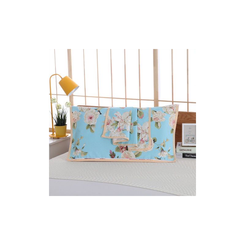 全棉印花老粗布枕巾不起球单人成人儿童枕巾40*60cm/50*80cm四季