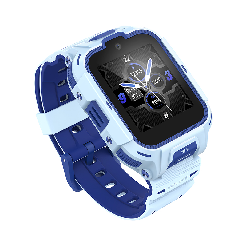 360智能电话手表12X视频通话微信QQ社交运动定位儿童男女孩手表 11X（跃动蓝）