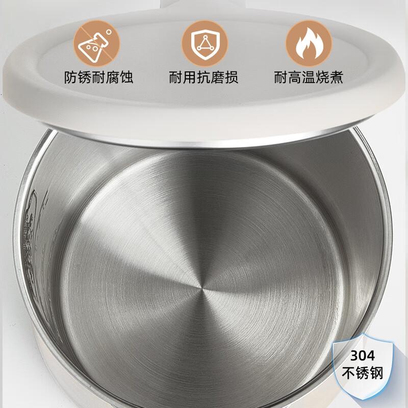 小熊(Bear)热水壶烧水壶保温一体全自动恒温电热水壶家用大容量304不锈钢分体大功率速热双层防烫电热水壶ZD高清大图