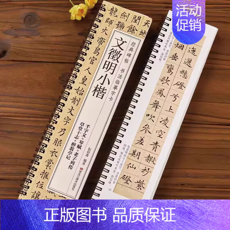 1本]文征明小楷 千字文+琴赋+老子列传+草堂十志+醉翁亭记 [正版]唐怀仁集王羲之书圣教序兰亭序九成宫勤礼碑多宝塔碑孙