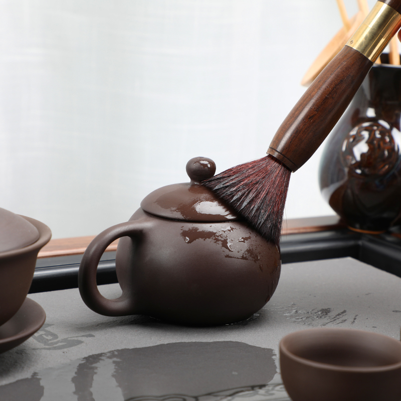 苏氏陶瓷茶具套装家用实木茶盘紫砂茶壶茶杯自动上水式自动烧水壶