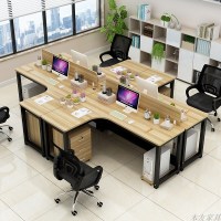 欧宝美屏风办公桌职员桌员工桌员工位工作位电脑桌卡座