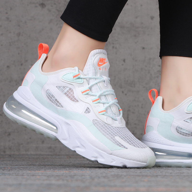 NIKE/耐克 女鞋 2020新款AIR MAX 270 REACT SE气垫缓震耐磨跑步鞋 CJ0620-100